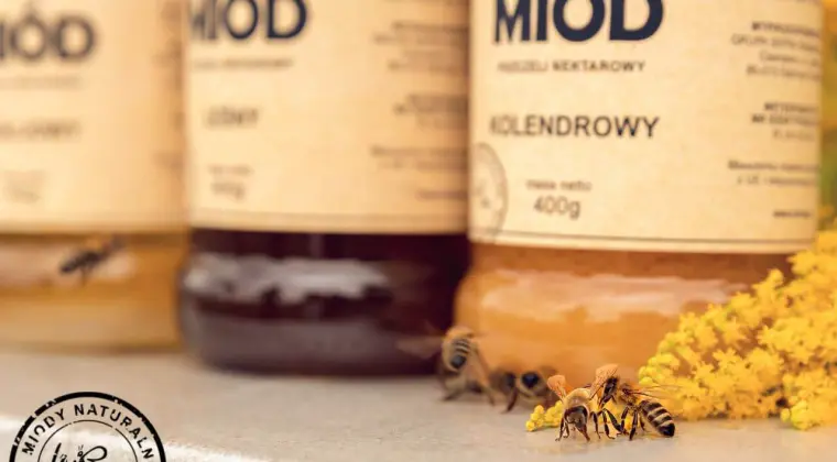 Polskie Miody Naturalne 1kg, 400g lub 250g. Jednoodmianowe i z owocami