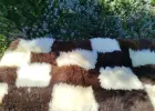 Ekskluzywne dywany PATCHWORK ze skór owczych