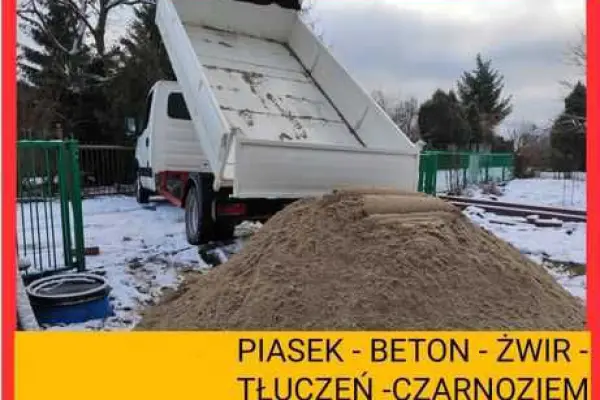 Sprzedaż piasku transport Rzeszów Krasne Malawa Trzebownisko Tyczyn