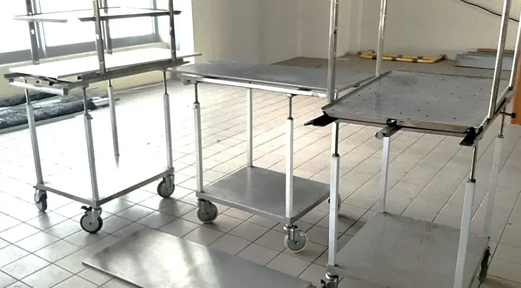 Sprzedam 5szt- Wózki transportowe- Stal Nierdzewna  Bardzo Stabilne