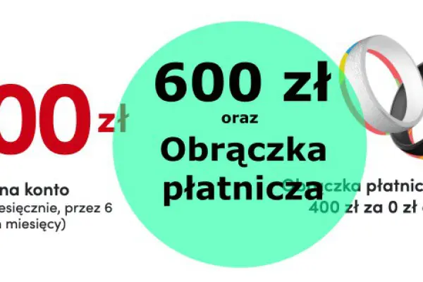 Nawet 600 zł premii i obrączka płatnicza z kontem Pekao