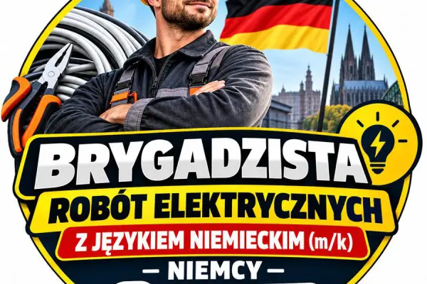 Brygadzista robót elektrycznych z językiem niemieckim (m/k)