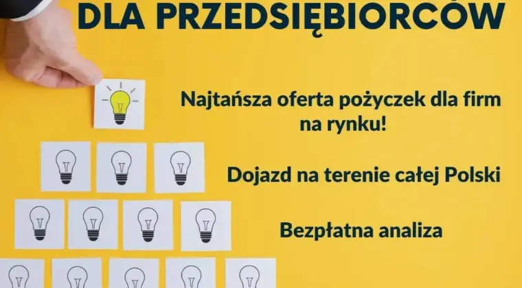 Najtańsza Oferta Pożyczek dla Firm na Rynku!