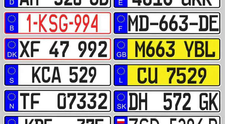 Tablice rejestracyjne komisowe tłoczone