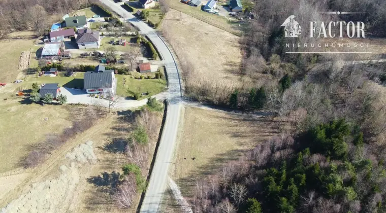 Widokowa działka budowlana 12,79 ara – Bieśnik, gm. Łużna 1183S/2026