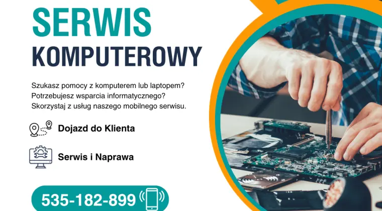 Mobilny Serwis Komputerowy, Pogotowie, Naprawa komputerów laptopów, Informatyk