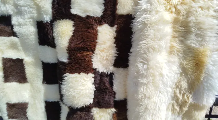 Ekskluzywne dywany PATCHWORK ze skór owczych