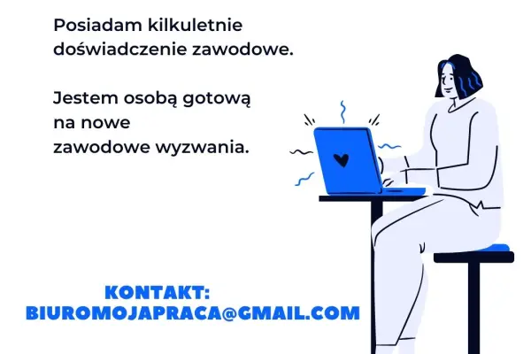 Prace biurowe, social media-szukam pracy 