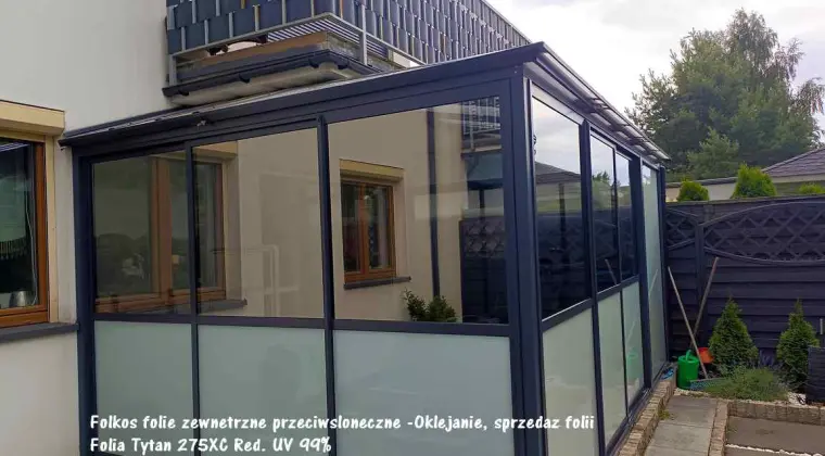 Folia zewnętrzna przeciwsłoneczna na okna , witryny, świetliki dachowe....Folia z filtrem UV i IR