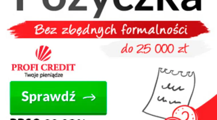 Pożyczka do 25.000 bez BIK, BIG, KRD, ERIF