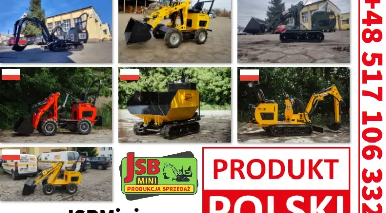 Osprzęt Rolniczy Budowlany + Koparki Ładowarki Wozidła JSB