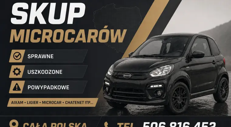 SKUP MICROCARÓW *MICROCAR* SPRAWNE I USZKODZONE