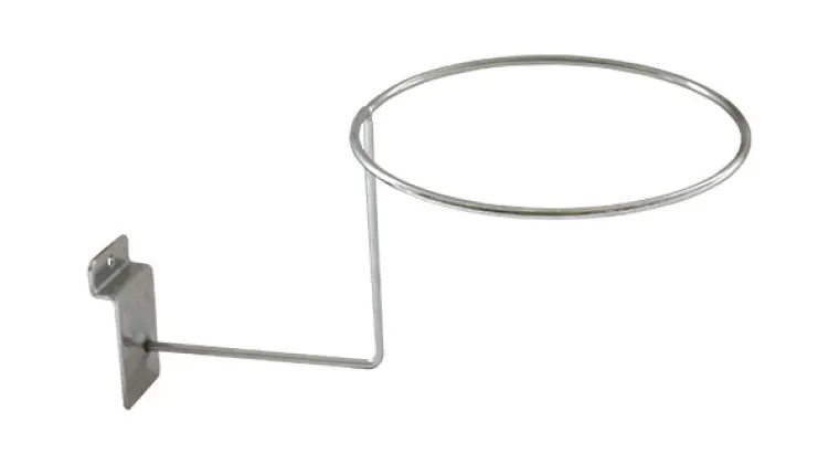 Zawieszka na panel chromowana na czapki - 6 mm