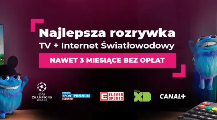 Światłowód NETIA - Najlepsza rozrywka w najlepszej cenie 