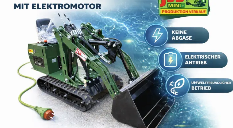 Elektryczna E Ładowarka E Koparka NOWE 2026 | Prosto od Producenta JSB MINI
