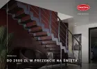 Schody Rintal promocja grudniowa do 2500 zł w prezencie na święta