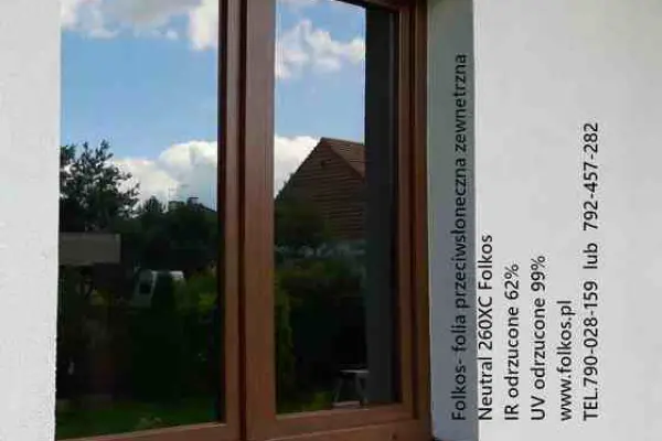 Folie zewnętrzne przeciwsłoneczne Warszawa -Oklejanie szyb Chrome 270X