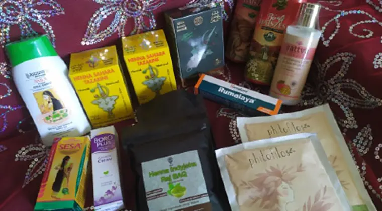 naturalne henny do włosów indyjską RAJ BAQ