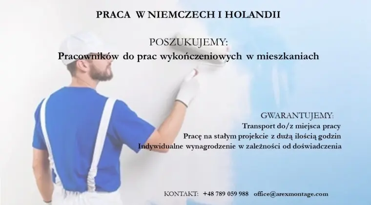 Prace wykończeniowe mieszkań, Holandia