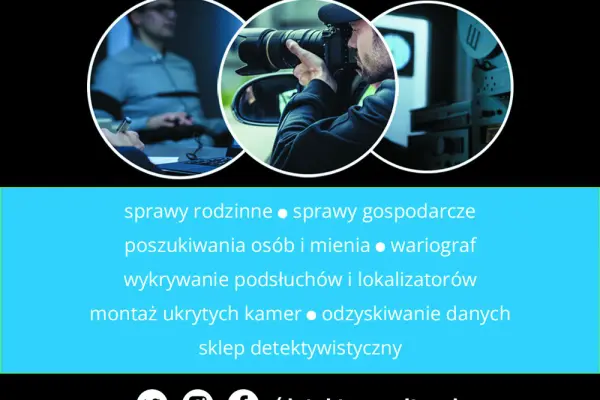 Prywatny Detektyw - Wykrywanie Podsłuchów - Obserwacja - DRON