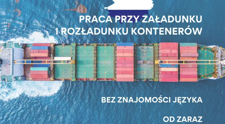 Rozładunek kontenerów, Bez znajomości języka/tanie zakwaterowanie, holenderska umowa