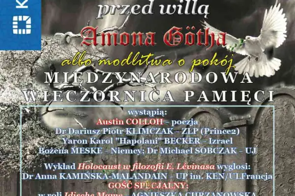 PROMOCJA TOMU Kadisz przed willą Amona Goetha + wykład nt. Holocaustu