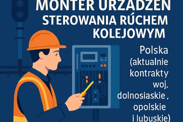 Elektromonter/ Monter urządzeń sterowania ruchem kolejowym