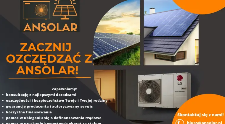 ANSOLAR-fotowoltaika, pompy ciepła, magazyny energii