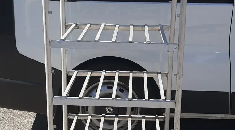 Polecam Mocne Regały Aluminiowe 5 Kpl. Prod. Dania