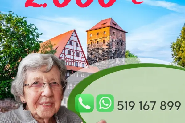 1700€ - Opiekunka osób starszych ok.Kitzingen