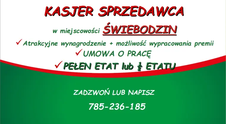 KASJER-SPRZEDAWCA
