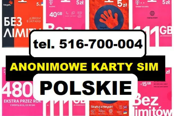 Zarejestrowane karty SIM Warszawa zdalna rejestracja kart SIM prepaid startery do telefonu komórkowego
