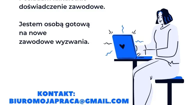 Prace biurowe, social media-szukam pracy