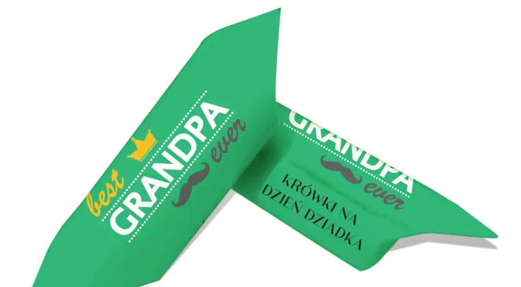 Cukierki krówki reklama logo tekst zdjęcie III 4kg