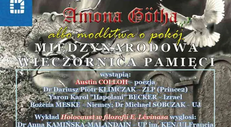 PROMOCJA TOMU Kadisz przed willą Amona Goetha + wykład nt. Holocaustu
