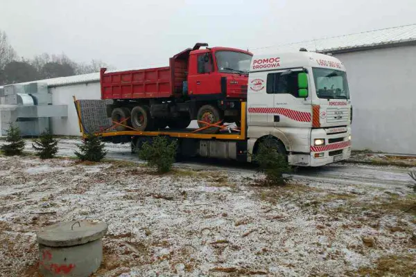 Holowanie tir Poznań