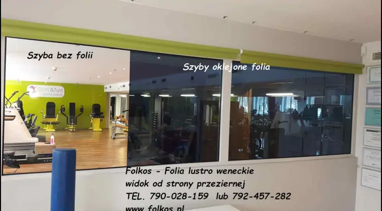 Szyba wenecka- Folia lustro weneckie Warszawa Folkos