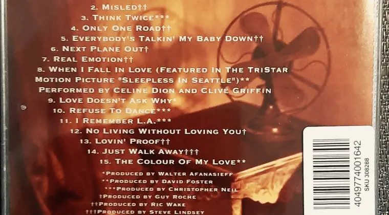Polecam Wspaniały Album CD CELINE DION -Album The Colour Of My Love CD