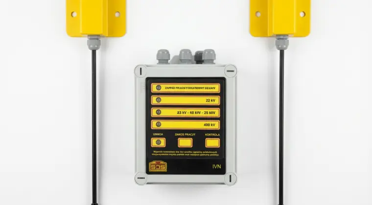 SYGNALIZATOR / CZUJNIK WYSOKIEGO NAPIĘCIA – ŻURAW / DŹWIG