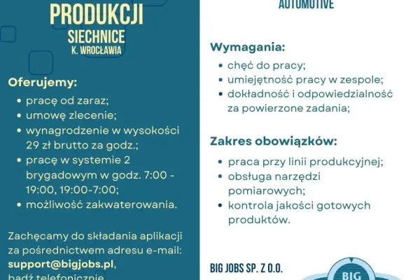 Pracownik produkcji