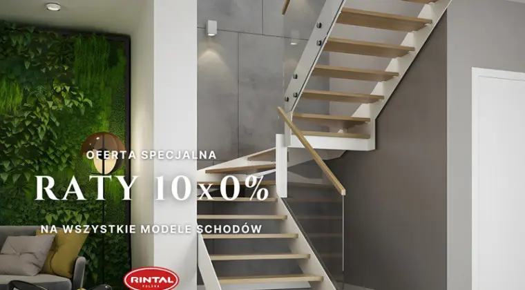 Promocja - 15% na schody z balustradami i montażem
