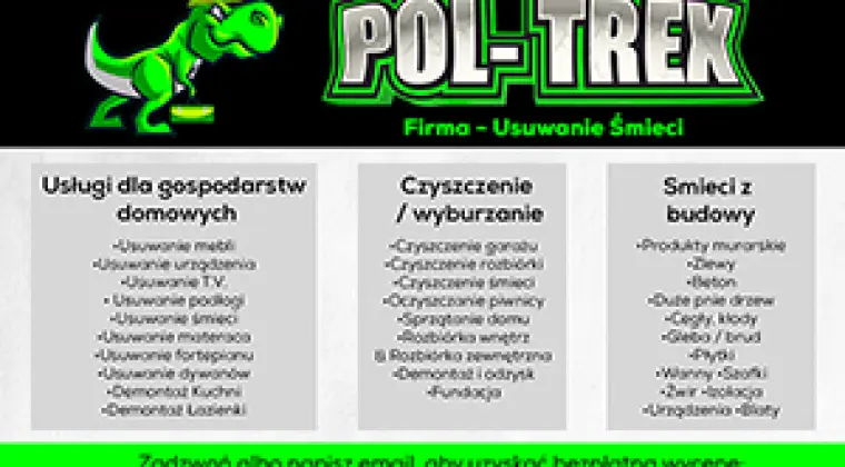 Firma Pol-Trex Usuwanie śmieci