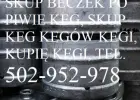 SKUP KEG, SKUP KEGÓW, SKUP BECZEK KEG, KUPIĘ KEGI BECZKI PO PIWIE