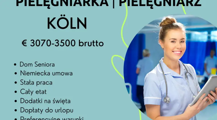 Pielęgniarka/Pielęgniarz - Dom Seniora - KOLONIA
