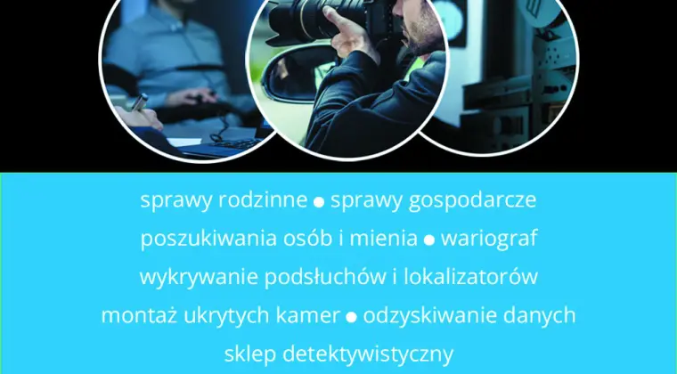 Prywatny Detektyw - Wykrywanie Podsłuchów - Obserwacja - DRON