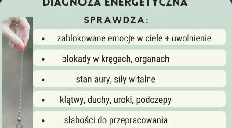 Diagnoza Energetyczna, POZBĄDŹ SIĘ PECHA! zdalnie, energoterapeuta