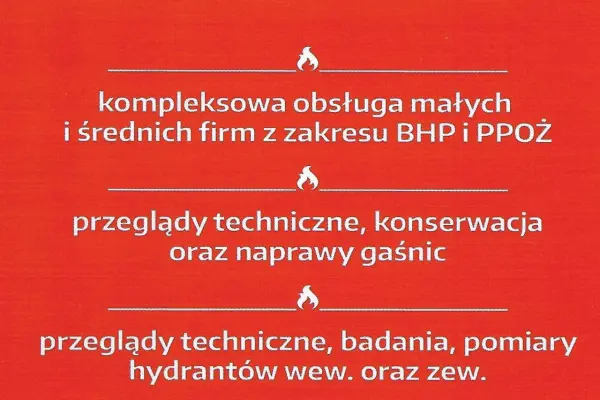 Usługi szkoleniowe, usługi BHP