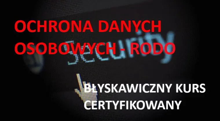 RODO - Ochrona danych osobowych w zakładzie pracy