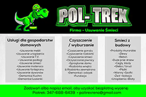 Firma Pol-Trex Usuwanie śmieci