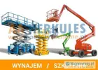 Wynajem podnośników koszowych/ zwyżek/ podestów ruchomych